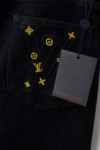 Classic Pocket‑Embroidered Jeans