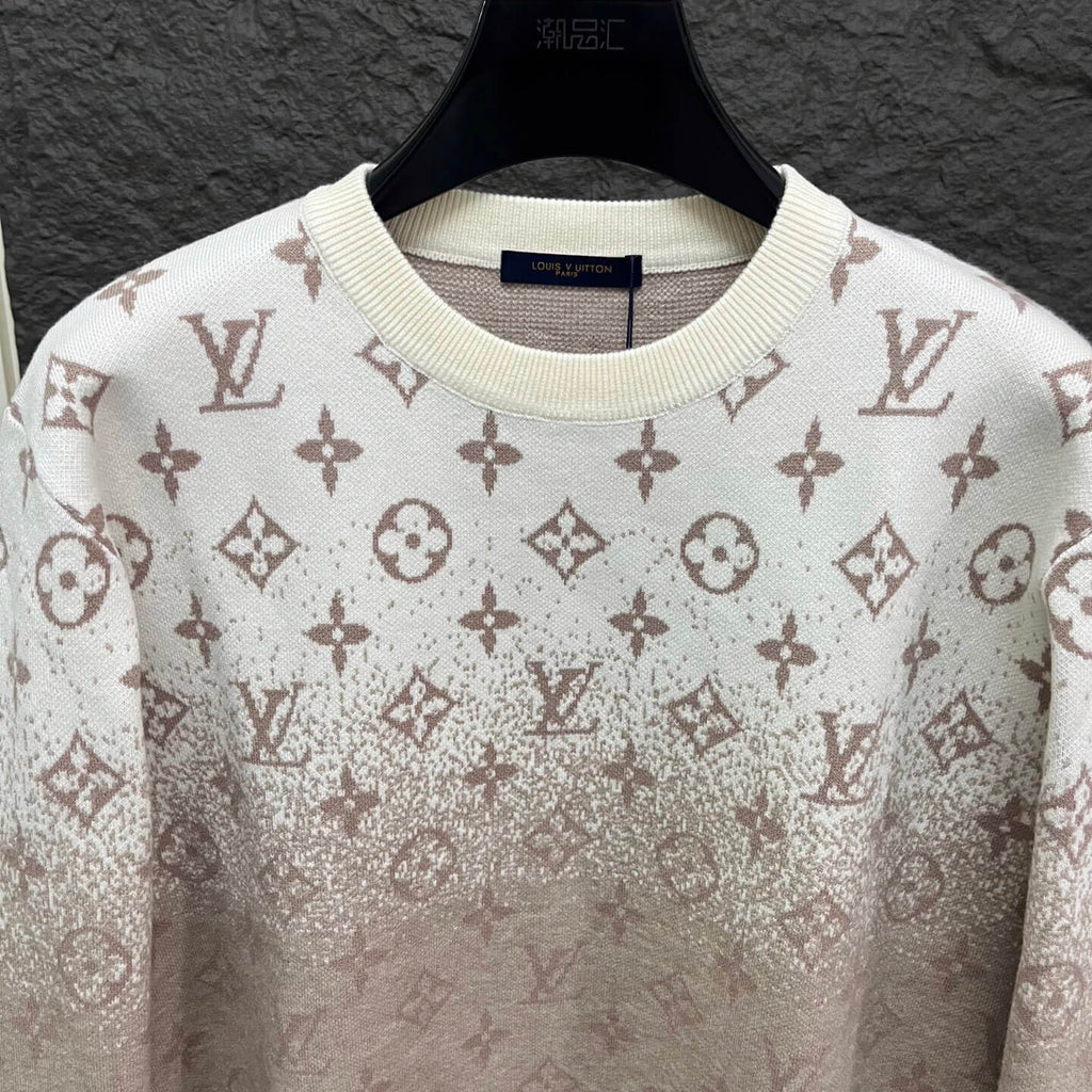 Gradient All-Over Print Sweatshirt