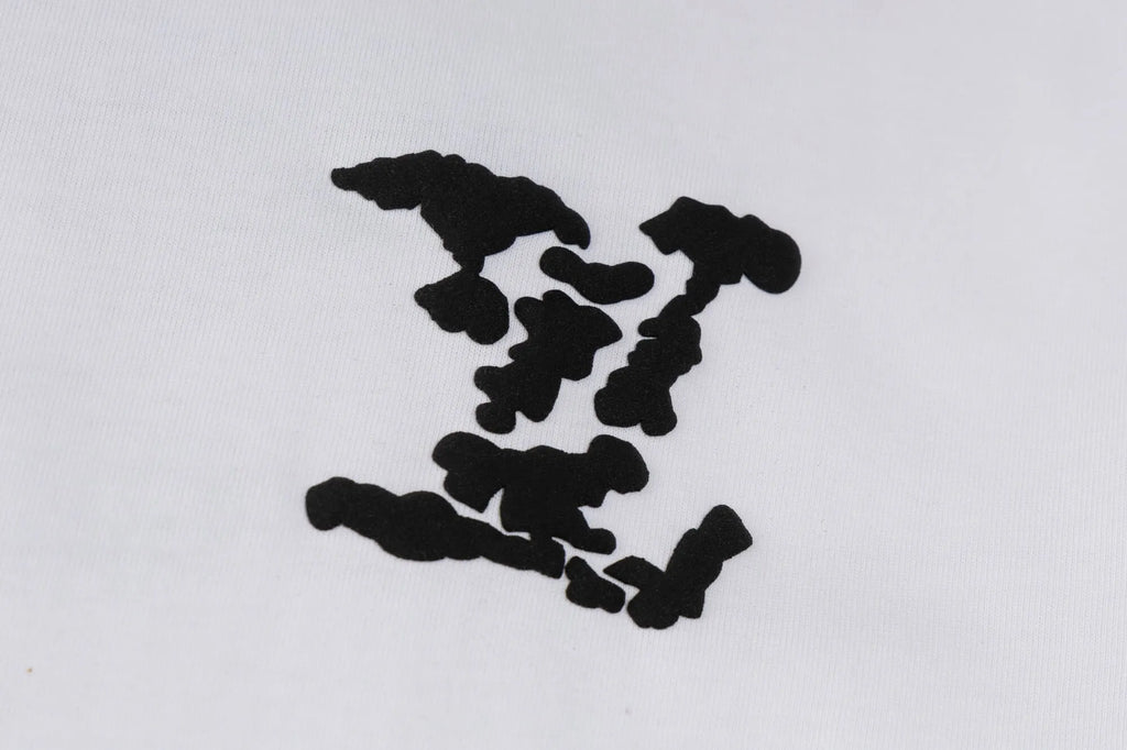 Cloud Letter Print T-Shirt