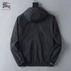 Plaid Lined Reversible Hooded Zip‑Up Jacket