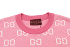 Jacquard Crew Neck Knit Sweater