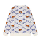 Bear Cartoon Jacquard Sweater
