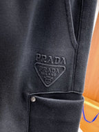 Dual‑Cargo Pocket Triangle   Pants