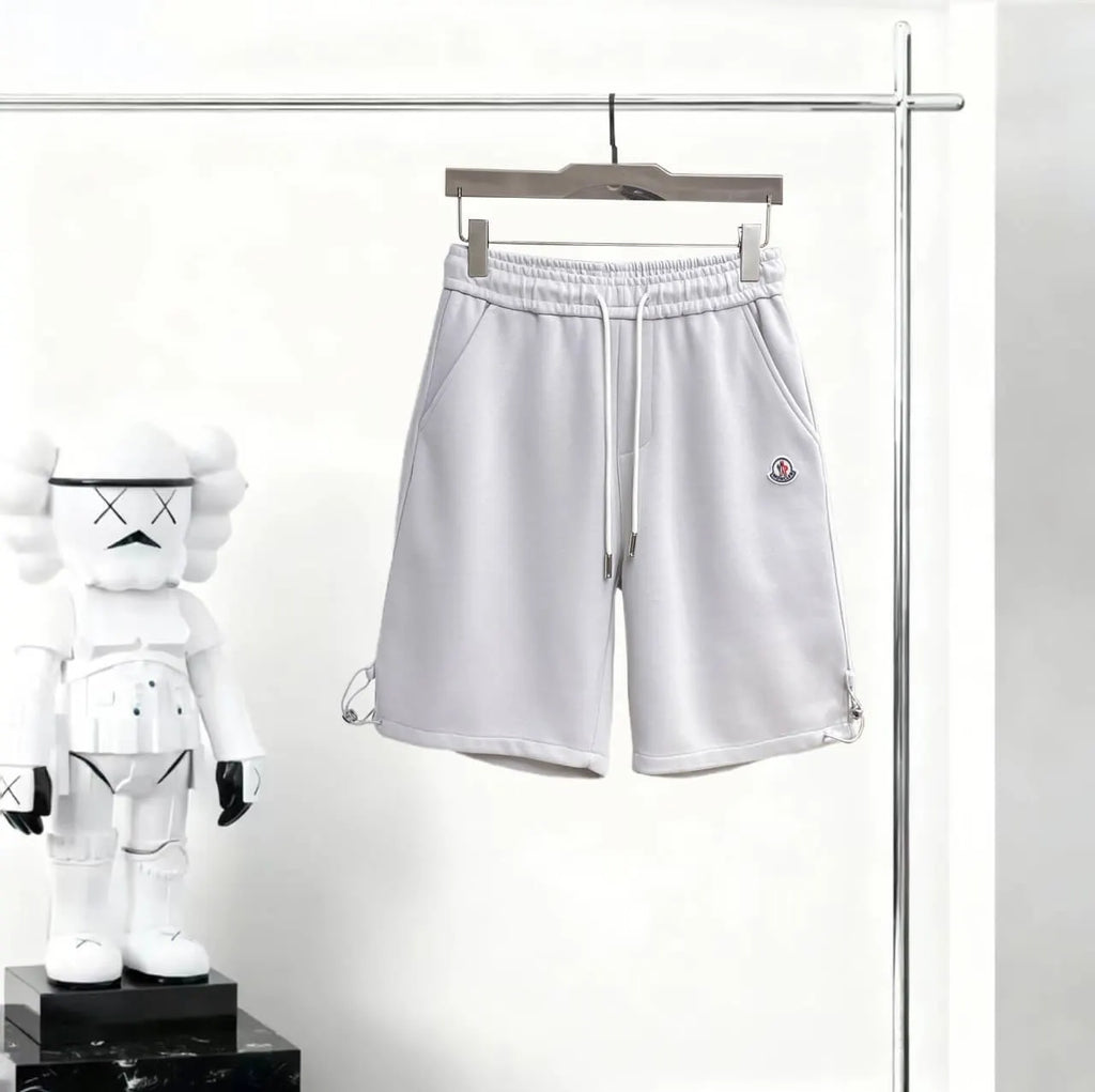 Drawstring Toggle‑Hem Sweat Shorts