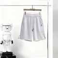 Drawstring Toggle‑Hem Sweat Shorts