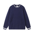 Cable‑Knit Stripe Sweater