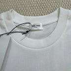 Vintage Letter Triomphe Print T‑Shirt