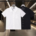 Hollow-out jacquard T-shirt