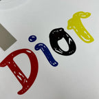 Rainbow Letter Print T-Shirt