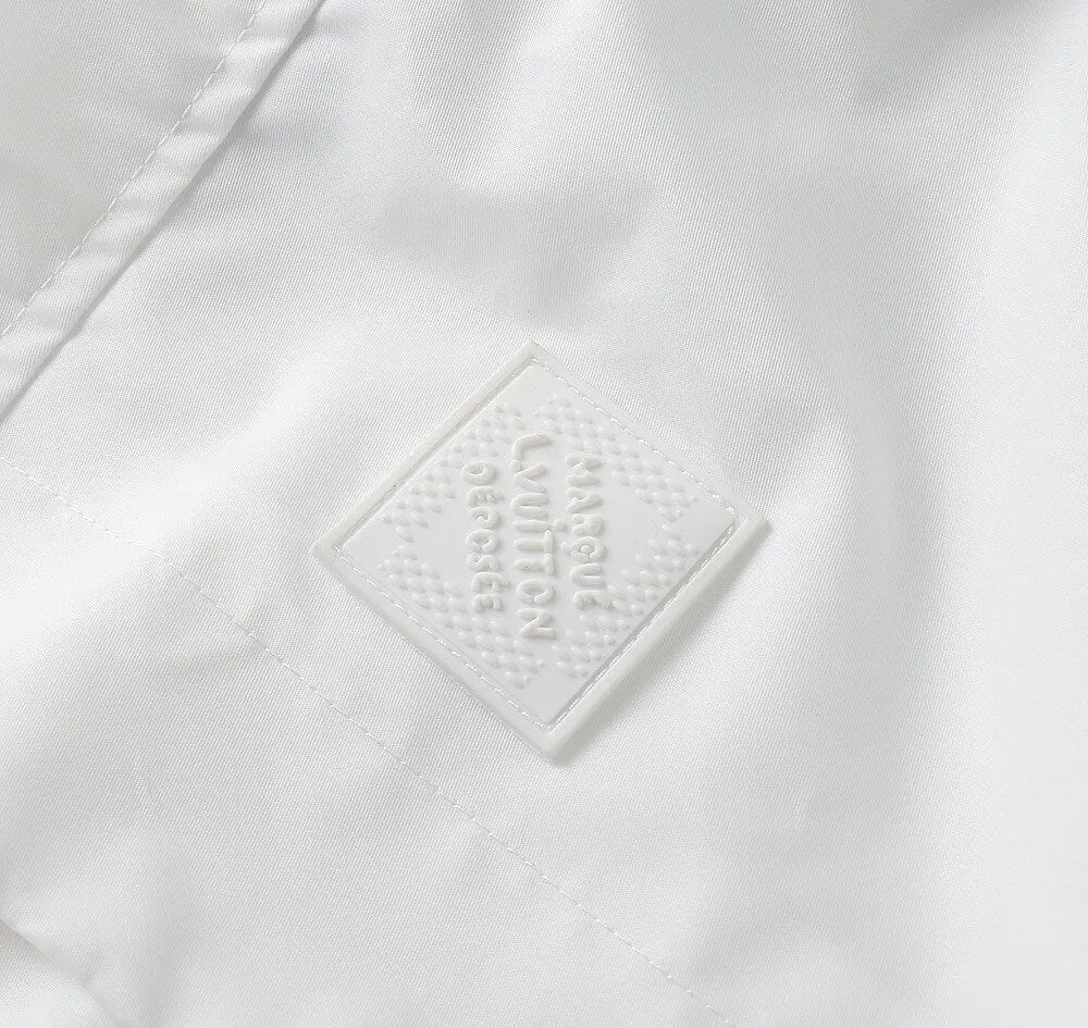 Button Placket Hooded Utility Jacket
