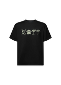 Distressed Print T‑Shirt