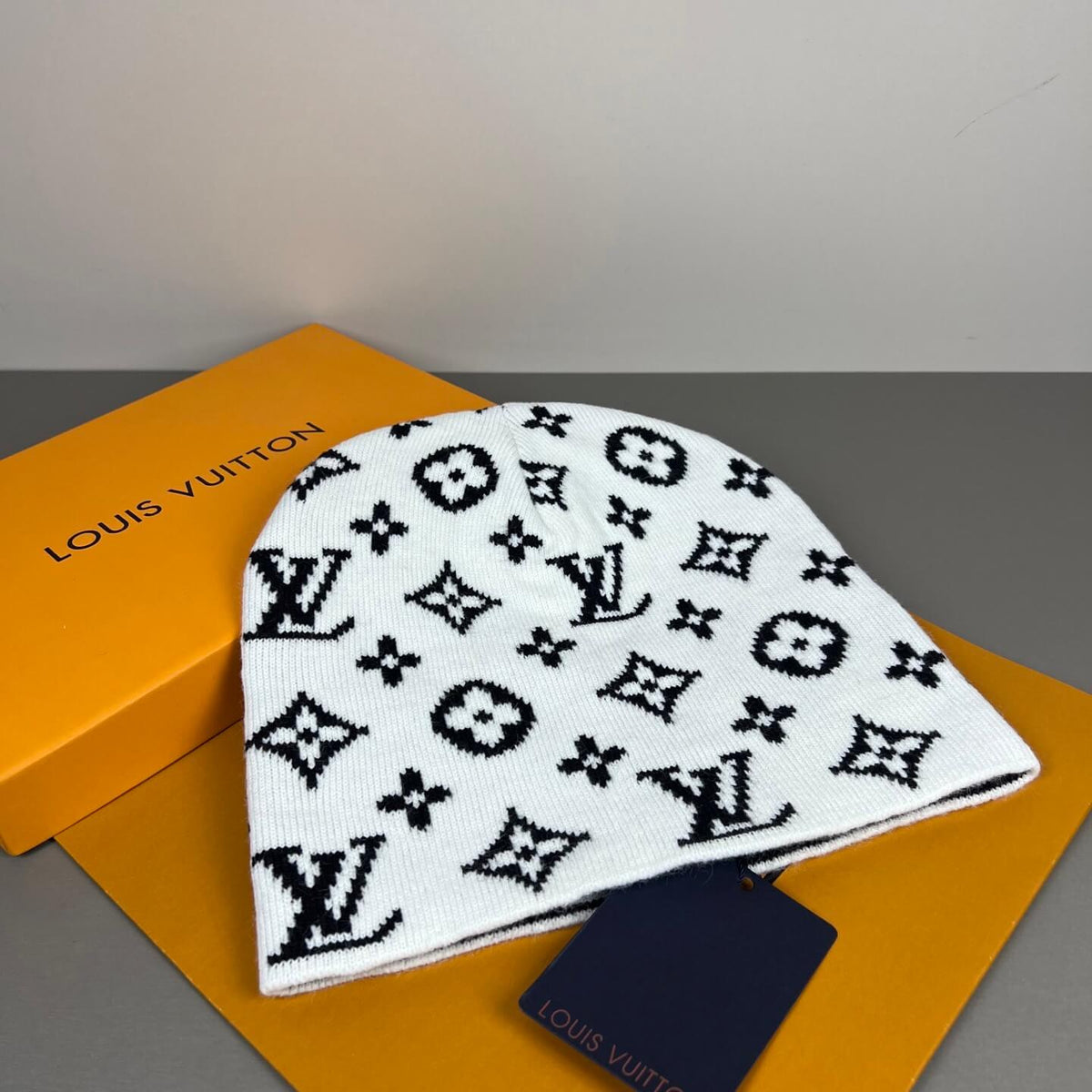 All-Over Print Wool Knit Beanie