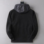 Hybrid Panel Casual Hooded Jacket