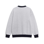 V-Neck Design Sweatshirt