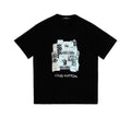 Castle Pattern Print T Shirt