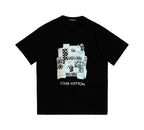 Castle Pattern Print T Shirt