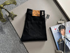 Monogram Leather Tag Jeans