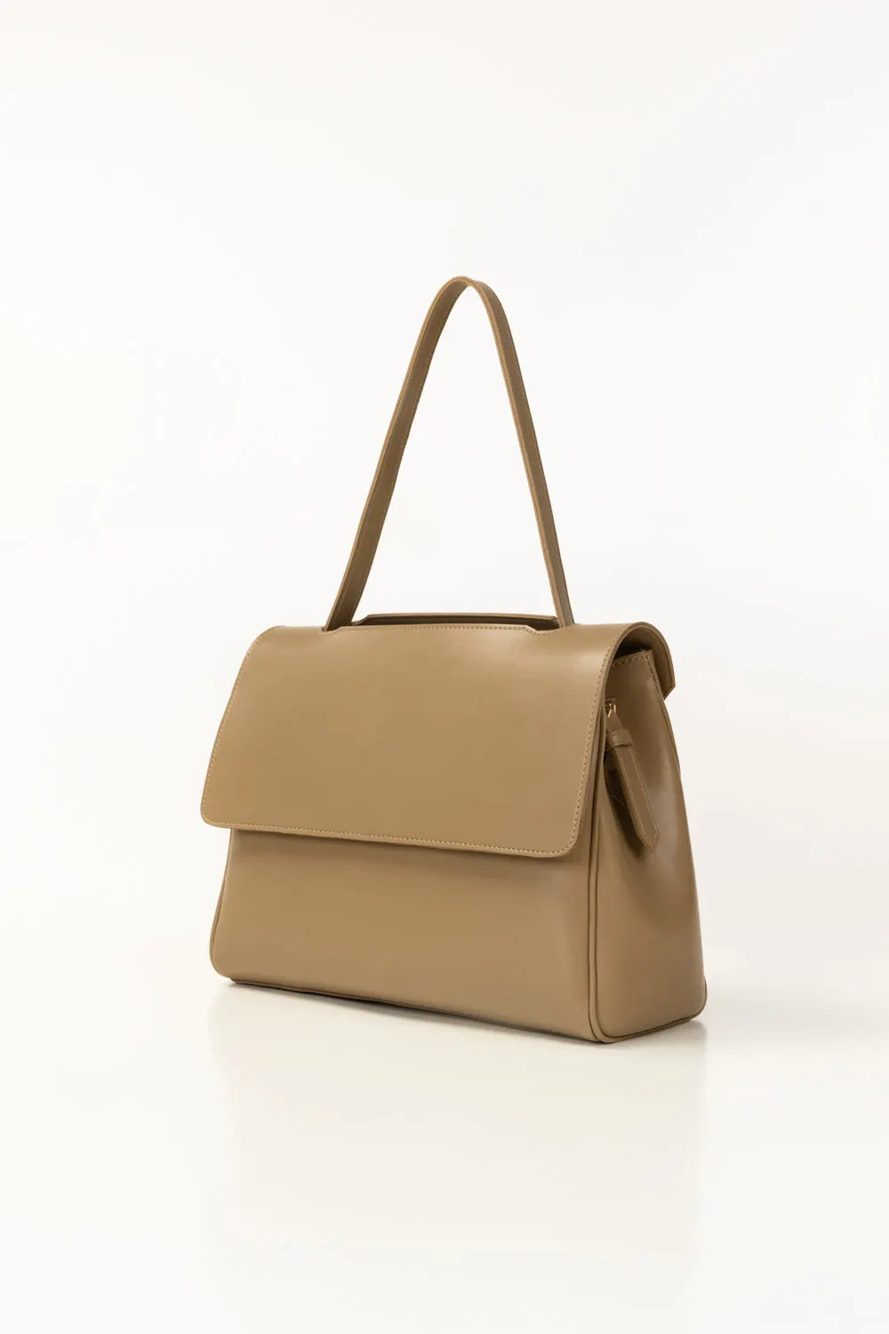 Burgundy Elegant Top‑Handle Tote