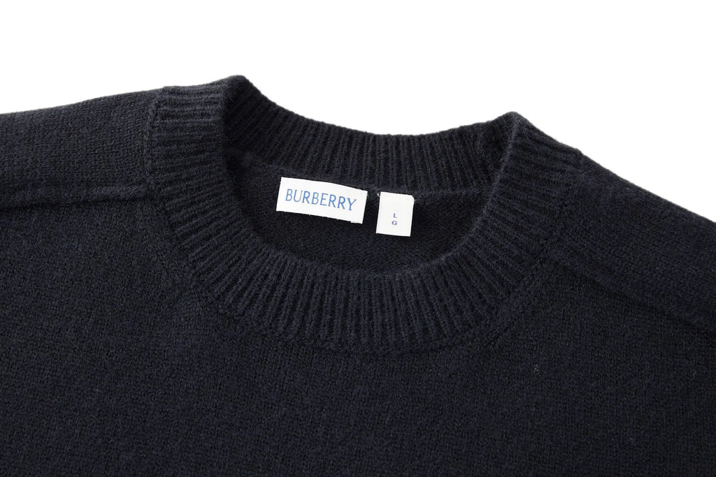 Solid Crew Neck Sweater