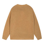 Letter Logo Chunky Knit Sweater