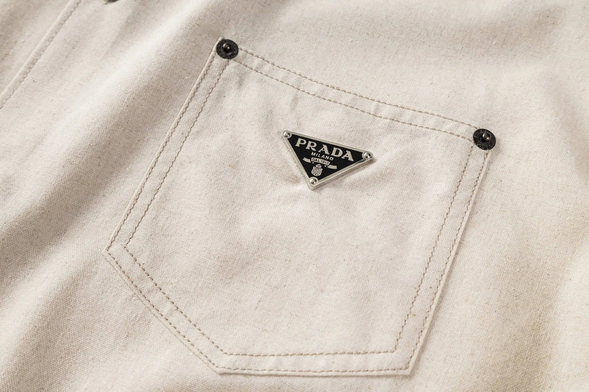 Pocket Cotton‑Linen Oversized Jacket