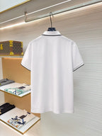 Classic Embroidered Triangle Polo Shirt