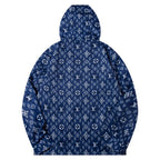 Blue All-Over Print Jacket