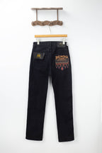 City Gate Pattern Pocket Jeans