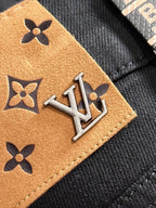 Monogram Leather Tag Jeans