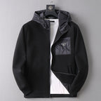 Hybrid Panel Casual Hooded Jacket