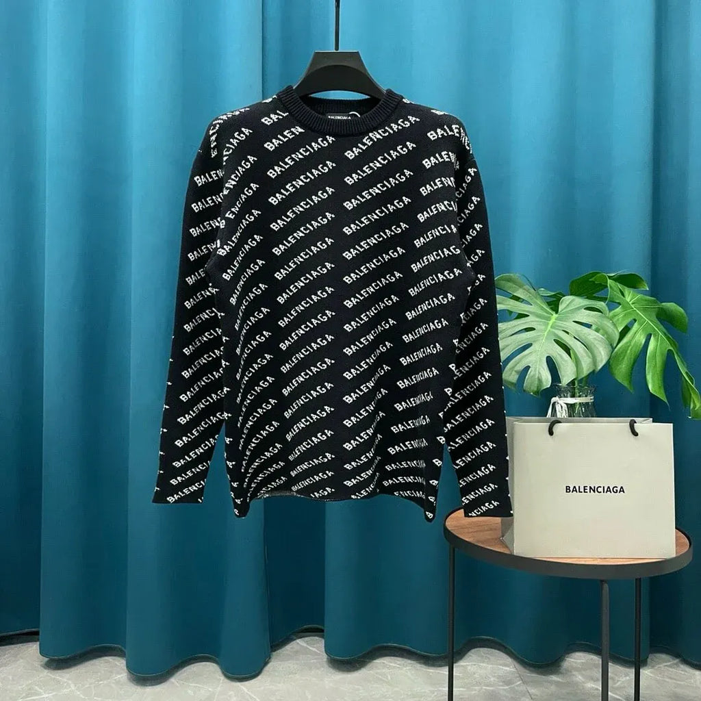 All-Over Jacquard Sweater