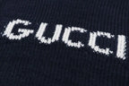 Letter Logo Chunky Knit Sweater