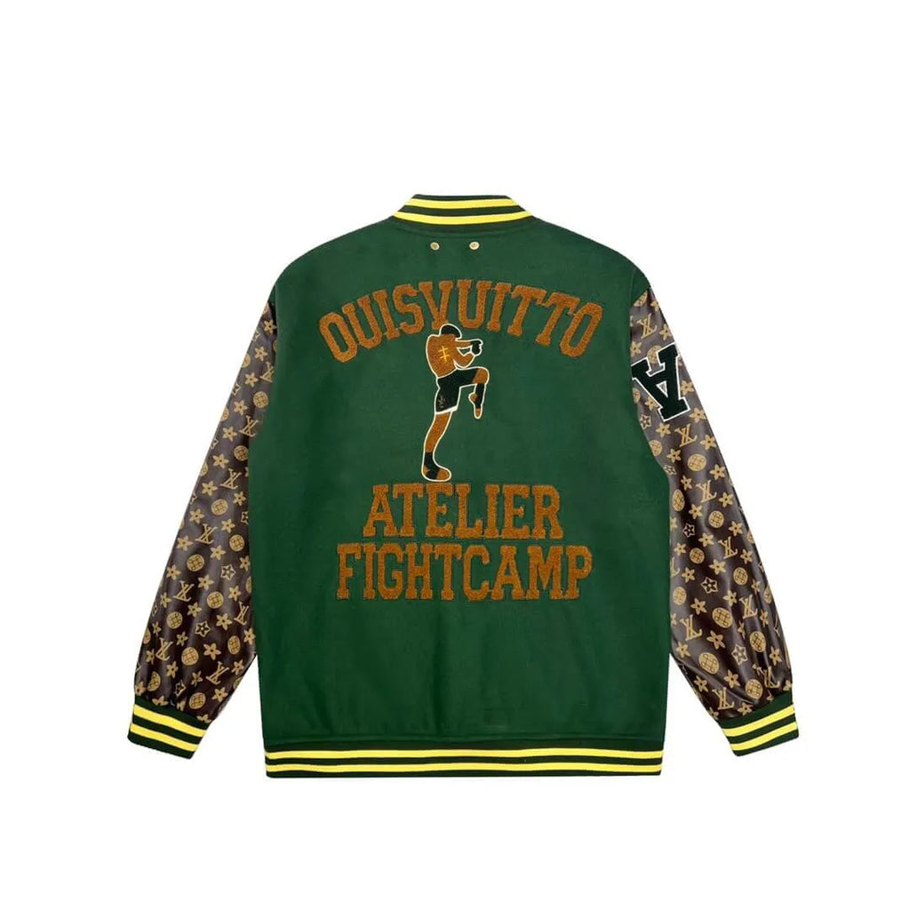 Fighter Muay Thai Patchwork Varsity Jacket
