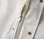 Contrast Panel Sporty Hooded Jacket