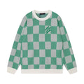 Checkered Jacquard Sweater