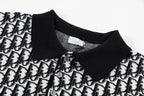 All-Over Jacquard Polo Shirt