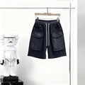 Embossed Monogram Cargo Casual Shorts