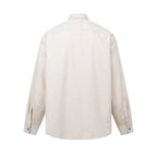 Pocket Cotton‑Linen Oversized Jacket