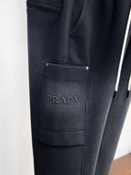 Dual‑Cargo Pocket Triangle   Pants
