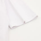 Dotted Outline Cursive Dual-Sided Print T-Shirt
