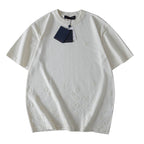 Embossed All-Over Vintage Knit T-Shirt