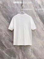 Gold Badge Print Short‑Sleeve T‑Shirt