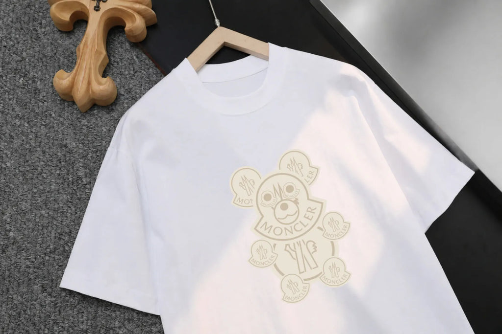 Cartoon Bear Graphic Crew Neck T-Shirt