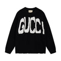Distressed Crewneck Sweater