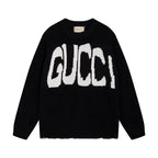 Distressed Crewneck Sweater