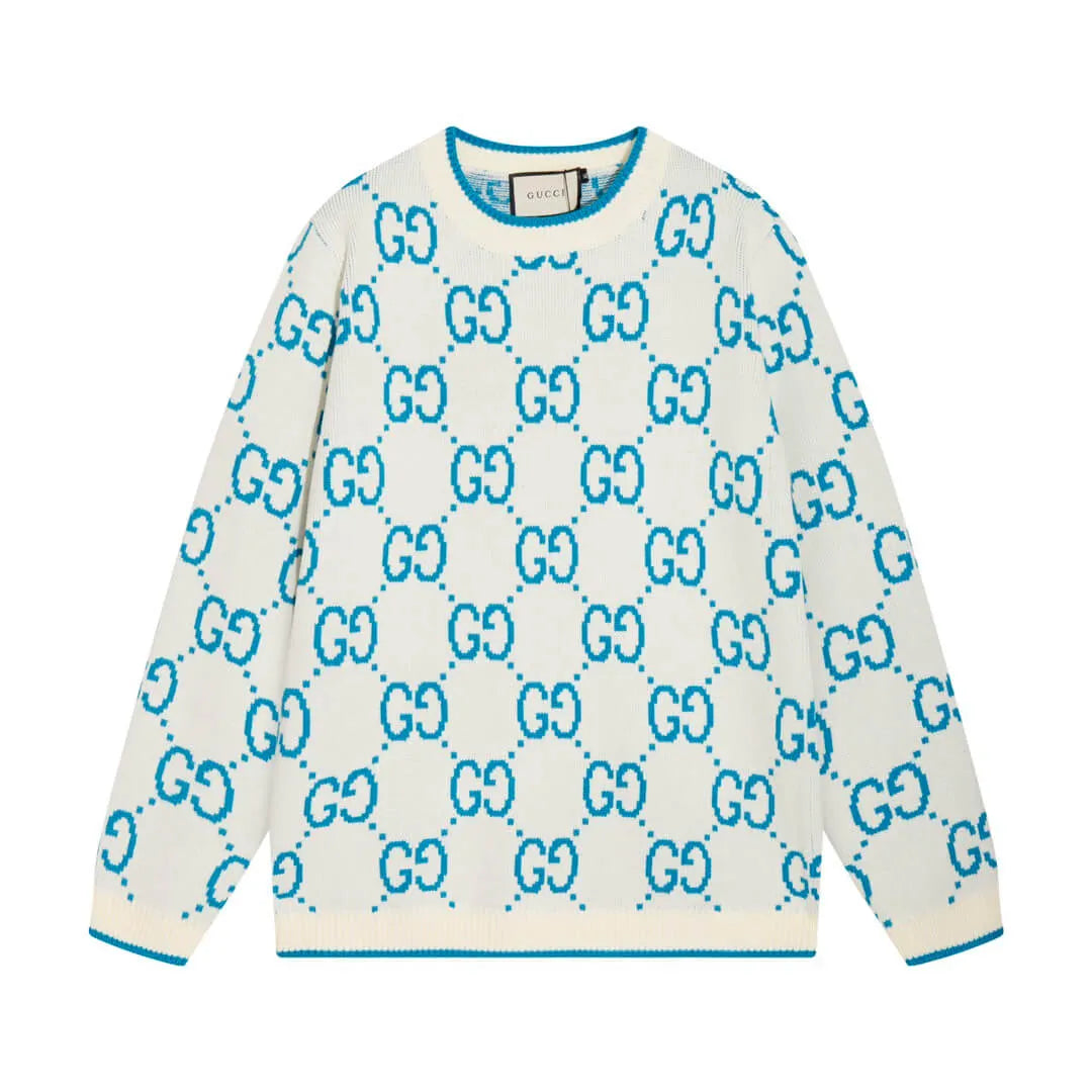 All‑Over Monogram Sweater