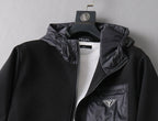 Hybrid Panel Casual Hooded Jacket