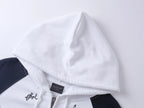 Raglan Sleeve Color-Block Signature Jacket