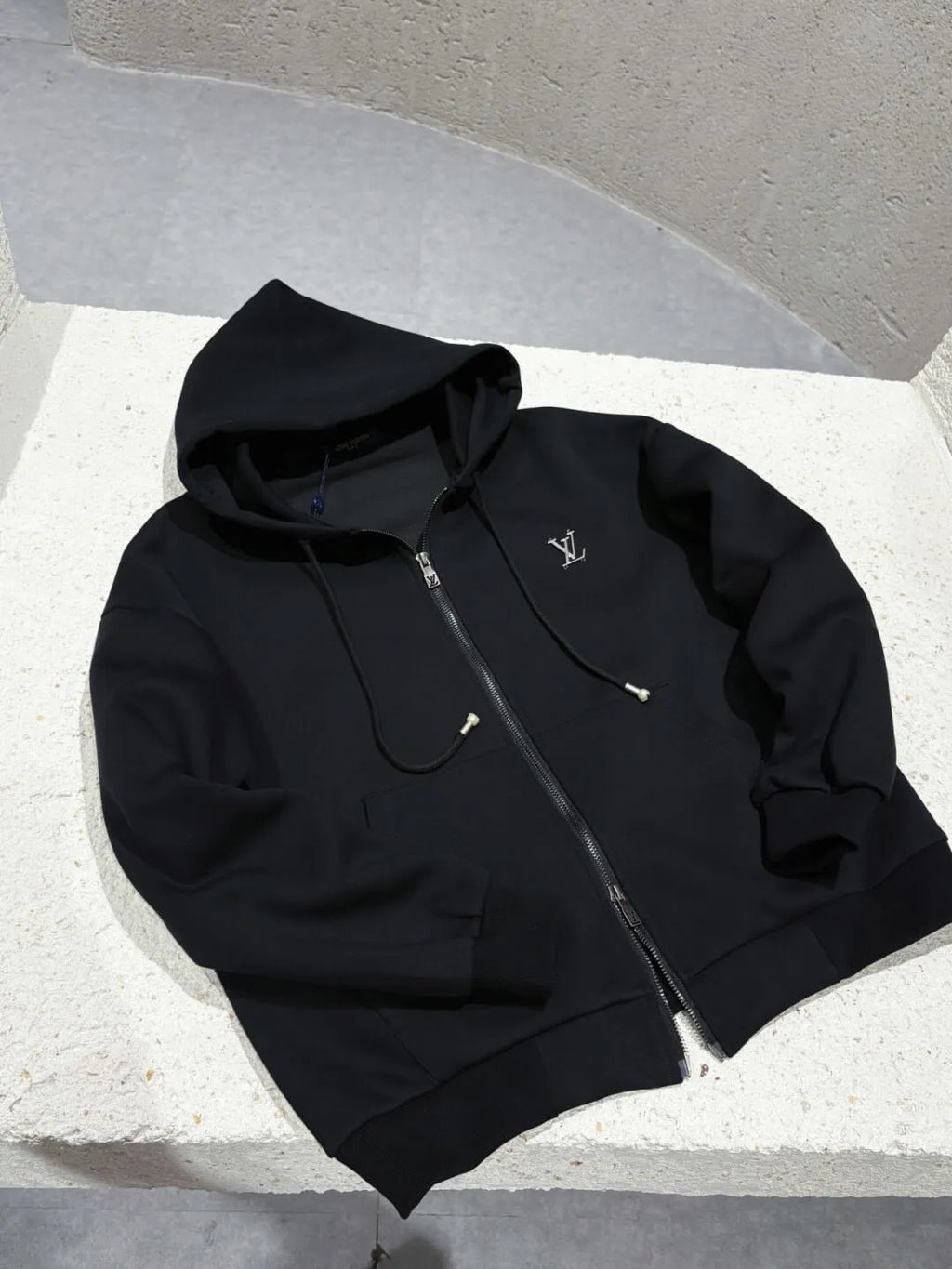 Hand-Sewn Metal Letter Jacket On Chest
