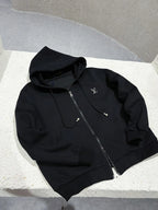 Hand-Sewn Metal Letter Jacket On Chest